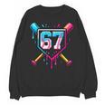 Baseball Ice Cream Drip Number 67 Player 67th Birthday 67 Unisex Sweatshirt Baseball Ice Cream Drip Number 67 Player 67th Birthday 67 Unisex Sweatshirt