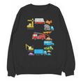 Baseball Ice Cream Drip Vehicles Youth Baseball Drip Unisex Sweatshirt