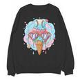 Baseball Ice Cream Heart Sunglasses Youth Boys Valentine Unisex Sweatshirt Baseball Ice Cream Heart Sunglasses Youth Boys Valentine Unisex Sweatshirt