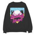 Baseball Life Lifestyle Home Plate Ice Cream Drip Men Boys Unisex Sweatshirt