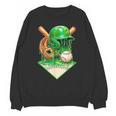Baseball Life Style Ice Cream Drip Green Unisex Sweatshirt