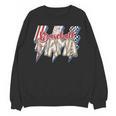 Baseball Mama Lightning Bolt Checkered Varsity Mother's Day Unisex Sweatshirt Baseball Mama Lightning Bolt Checkered Varsity Mother's Day Unisex Sweatshirt