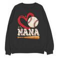 Baseball Nana Baseball Heart Family Matching Unisex Sweatshirt