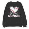 Baseball Nonnie Baseball Heart Unisex Sweatshirt Baseball Nonnie Baseball Heart Unisex Sweatshirt