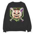 Baseball Pumpkin Halloween Baseball Drip Spooky Halloween Unisex Sweatshirt