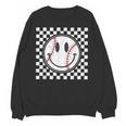 Baseball Season Happy Game Day Trendy Sports Vintage Unisex Sweatshirt