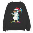 Baseball Snowman Drip Cool Christmas Men Boys Girls Unisex Sweatshirt