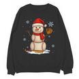 Baseball Snowman Merry Christmas Holiday Sports Xmas Pajamas Unisex Sweatshirt Baseball Snowman Merry Christmas Holiday Sports Xmas Pajamas Unisex Sweatshirt