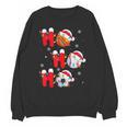 Basketball Baseball Soccer Christmas Ho Ho Ho Santa Xmas Unisex Sweatshirt Basketball Baseball Soccer Christmas Ho Ho Ho Santa Xmas Unisex Sweatshirt