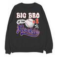 Big Bro Rookie Of Year 1st Birthday Baseball Theme Matching Unisex Sweatshirt Big Bro Rookie Of Year 1st Birthday Baseball Theme Matching Unisex Sweatshirt