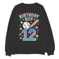 Birthday Boy 12th Birthday Baseball Unisex Sweatshirt Birthday Boy 12th Birthday Baseball Unisex Sweatshirt