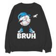 Boys Baseball Graphic Tee Teen Apparel Cute Meme Bruh Unisex Sweatshirt Boys Baseball Graphic Tee Teen Apparel Cute Meme Bruh Unisex Sweatshirt
