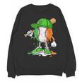 Boys St Patricks Day Irish Flag Kids Baseball Ice Cream Drip Unisex Sweatshirt Boys St Patricks Day Irish Flag Kids Baseball Ice Cream Drip Unisex Sweatshirt