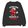Boys Valentines Baseball Drip Icecream Stealing Hearts Kids Unisex Sweatshirt Boys Valentines Baseball Drip Icecream Stealing Hearts Kids Unisex Sweatshirt