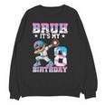 Bruh It's My 8th Birthday Baseball Ice Cream Drip 8 Year Old Unisex Sweatshirt Bruh It's My 8th Birthday Baseball Ice Cream Drip 8 Year Old Unisex Sweatshirt