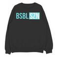 BSBL SZN Baseball Season Game Day Boys Girls Youth Unisex Sweatshirt