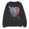 Camo Baseball Heart Drip Valentine Baseball Icecream Boys Unisex Sweatshirt Camo Baseball Heart Drip Valentine Baseball Icecream Boys Unisex Sweatshirt