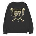 Camo Baseball Ice Cream Drip Number 67 Player 67th Birthday Unisex Sweatshirt