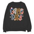 Checkered Leopard Game Day Baseball Men Women Kids Unisex Sweatshirt Checkered Leopard Game Day Baseball Men Women Kids Unisex Sweatshirt