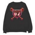 Chocolate 67 Drip Baseball Valentine Love Sports Unisex Sweatshirt Chocolate 67 Drip Baseball Valentine Love Sports Unisex Sweatshirt
