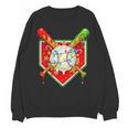 Christmas Baseball Ice Cream Drip Men Women Kids Unisex Sweatshirt Christmas Baseball Ice Cream Drip Men Women Kids Unisex Sweatshirt