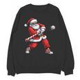 Christmas Baseball Player Santa Xmas Boys Men Toddler Unisex Sweatshirt
