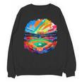Colorful Baseball Field Home Run Baseball Player Fans Unisex Sweatshirt