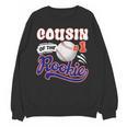 Cousin Rookie Of Year 1st Birthday Baseball Theme Matching Unisex Sweatshirt