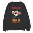 Cute Baseball Fan Weekend Forecast Change Of Beer And Hotdog Unisex Sweatshirt