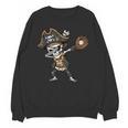 Dabbing Pirate Skeleton Baseball Dab Costume Boys Kids Men Unisex Sweatshirt