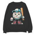 Donut Baseball Hat Ball Bat Cute Sport Toddler Boys Kids Men Unisex Sweatshirt Donut Baseball Hat Ball Bat Cute Sport Toddler Boys Kids Men Unisex Sweatshirt