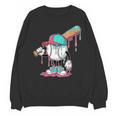 Drip Baseball For Boys Ice Cream Drip Youth Boys Sprinkles Unisex Sweatshirt