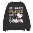 My Favorite Player Calls Me Granna Baseball Leopard Unisex Sweatshirt My Favorite Player Calls Me Granna Baseball Leopard Unisex Sweatshirt