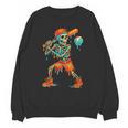 Halloween Baseball Skeleton Ice Cream Drip Baseball Boys Kid Unisex Sweatshirt Halloween Baseball Skeleton Ice Cream Drip Baseball Boys Kid Unisex Sweatshirt