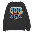 Happy 100 Days Of School Baseball Drip For Kids Teachers Unisex Sweatshirt Happy 100 Days Of School Baseball Drip For Kids Teachers Unisex Sweatshirt