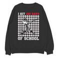 I Hit 100 Days Of School Baseball 100th Day Boys Kids Unisex Sweatshirt I Hit 100 Days Of School Baseball 100th Day Boys Kids Unisex Sweatshirt
