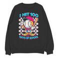 I Hit 100 Days Of School Baseball Ice Cream Drip Unisex Sweatshirt I Hit 100 Days Of School Baseball Ice Cream Drip Unisex Sweatshirt
