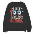 I Hit 100 Days Of School Baseball Kids Boy Teacher 100th Day Unisex Sweatshirt I Hit 100 Days Of School Baseball Kids Boy Teacher 100th Day Unisex Sweatshirt