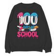 HUGvyn 100 Days Of School Baseball Ice Cream Teacher Student Unisex Sweatshirt HUGvyn 100 Days Of School Baseball Ice Cream Teacher Student Unisex Sweatshirt