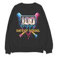 HUGvyn 100 Drippy Days Of School Baseball Ice Cream 100 Days Unisex Sweatshirt