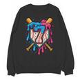HUGvyn 7th Birthday Baseball Ice Cream Drip Number 7 Kid Boy Unisex Sweatshirt