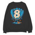 Ice Cream Baseball Glove 8th Birthday Edition Unisex Sweatshirt