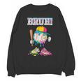 Ice Cream Drip Baseball Bruh Baseball Drip Boy Youth Unisex Sweatshirt