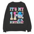 It's My 11th Birthday Baseball Ice Cream Drip Theme Unisex Sweatshirt