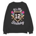 It's My 12th Birthday Baseball Fan Celebration Unisex Sweatshirt It's My 12th Birthday Baseball Fan Celebration Unisex Sweatshirt