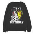 It's My 13th Birthday Baseball Softball Heart 13 Year Old Unisex Sweatshirt It's My 13th Birthday Baseball Softball Heart 13 Year Old Unisex Sweatshirt