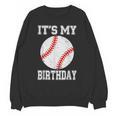 It’s My Birthday Baseball Vintage Style Unisex Sweatshirt