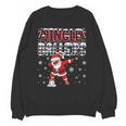 Jingle Ballers Plaid Santa Dabbing Baseball Christmas Unisex Sweatshirt Jingle Ballers Plaid Santa Dabbing Baseball Christmas Unisex Sweatshirt