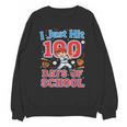 I Just Hit 100 Days Of School Baseball 100th Day Boys Kids Unisex Sweatshirt I Just Hit 100 Days Of School Baseball 100th Day Boys Kids Unisex Sweatshirt
