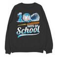 Kid 100 Days Of School Drip Baseball Ice Cream 100th Day Boy Unisex Sweatshirt